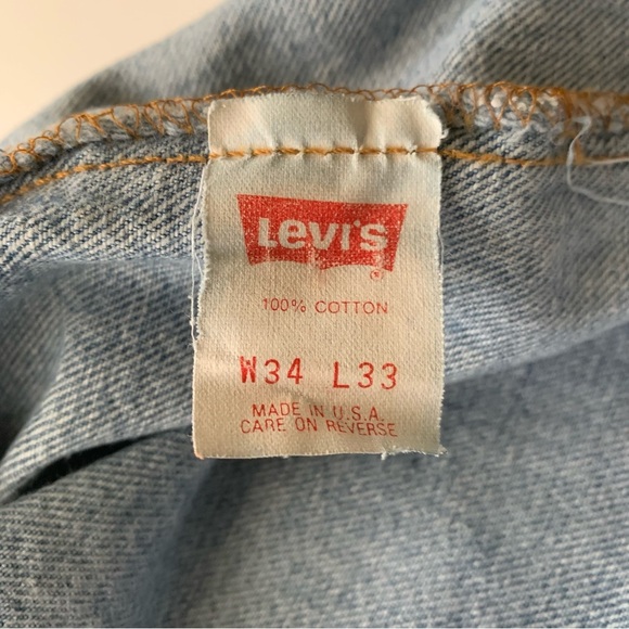 Vintage Levi’s 501 jeans. Made in USA - Picture 4 of 14